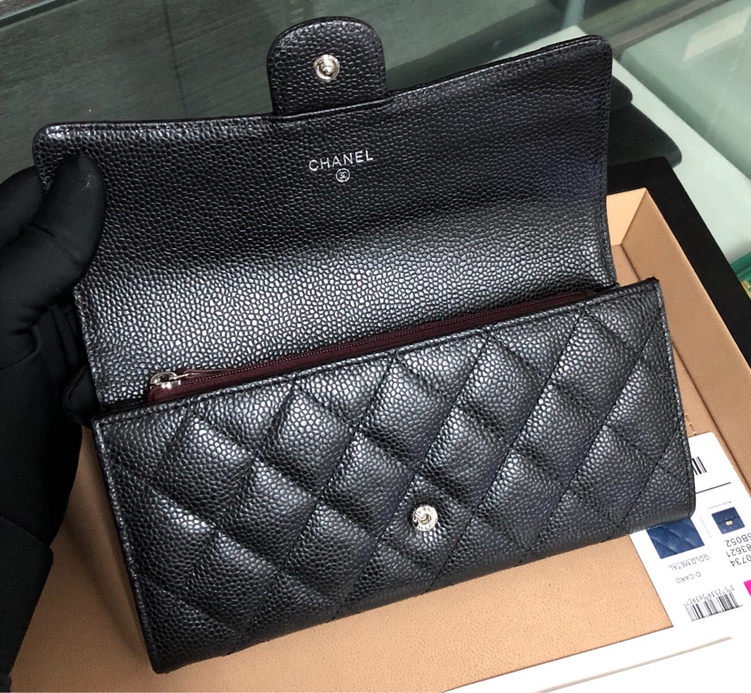 Classic long flap wallet, Chanel Wallet