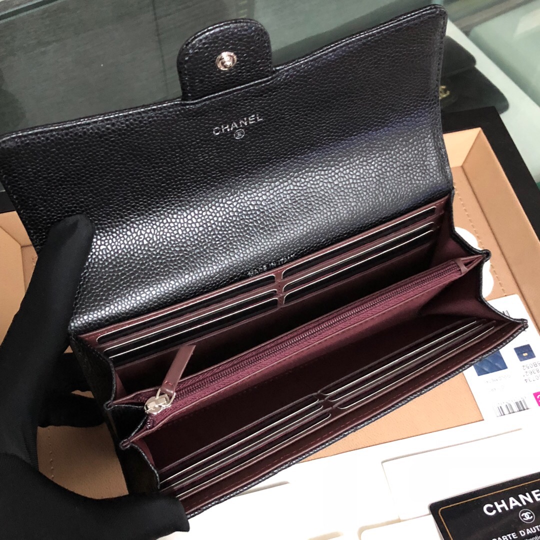 Classic long flap wallet, Chanel Wallet