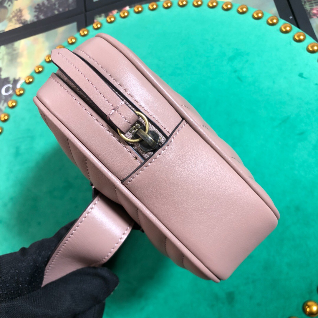 523380 GG Marmont matelassé belt bag, GUCCI Men's Belt Bags