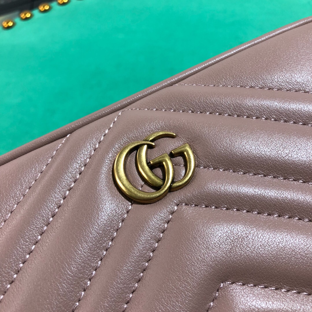 523380 GG Marmont matelassé belt bag, GUCCI Men's Belt Bags