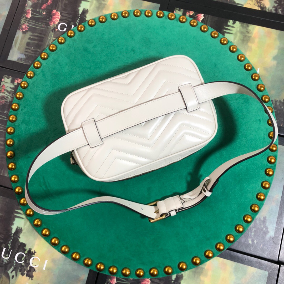 523380 GG Marmont matelassé belt bag, GUCCI Men's Belt Bags