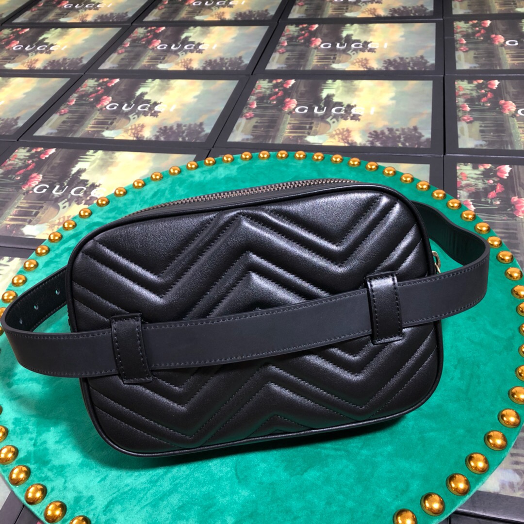 523380 GG Marmont matelassé belt bag, GUCCI Men's Belt Bags