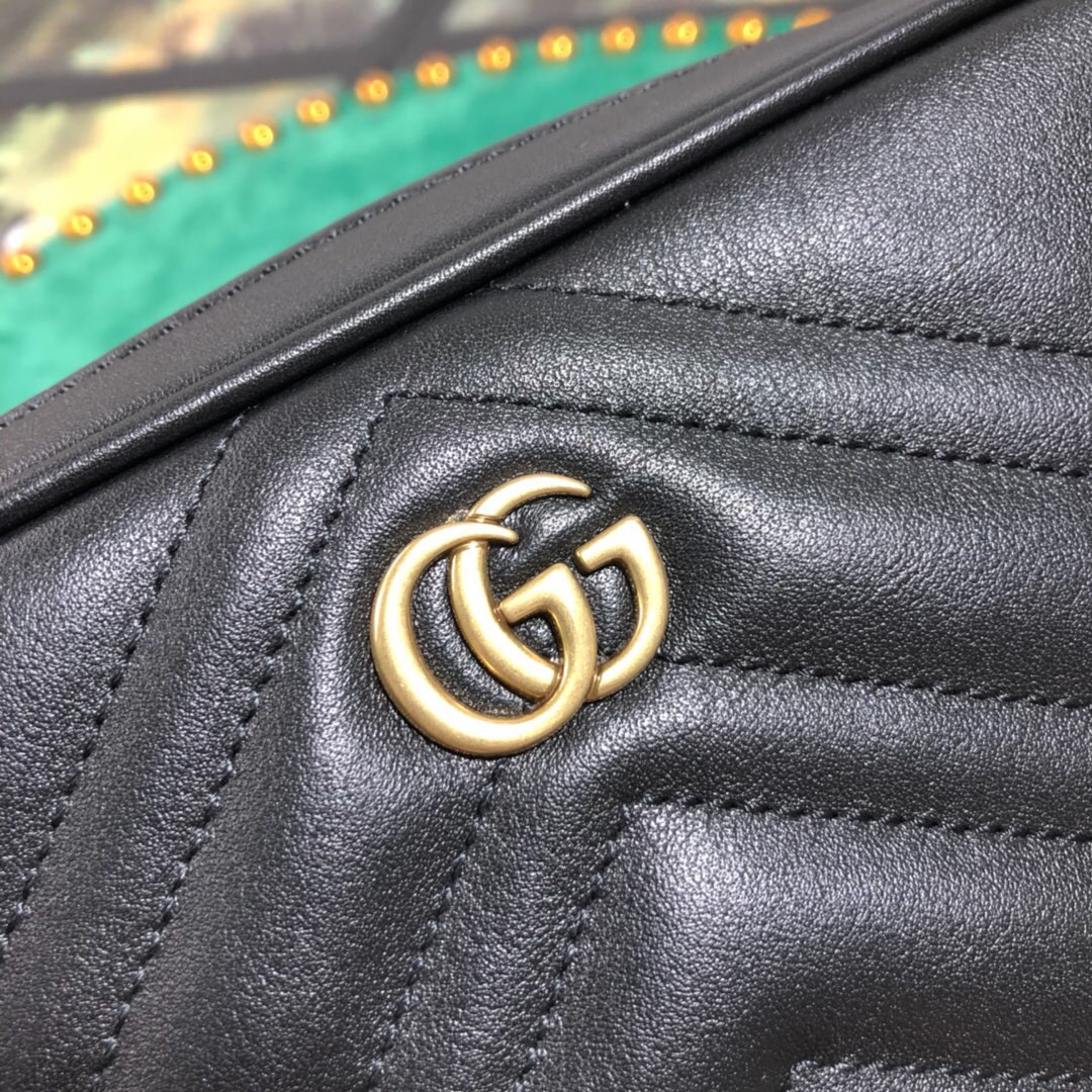523380 GG Marmont matelassé belt bag, GUCCI Men's Belt Bags