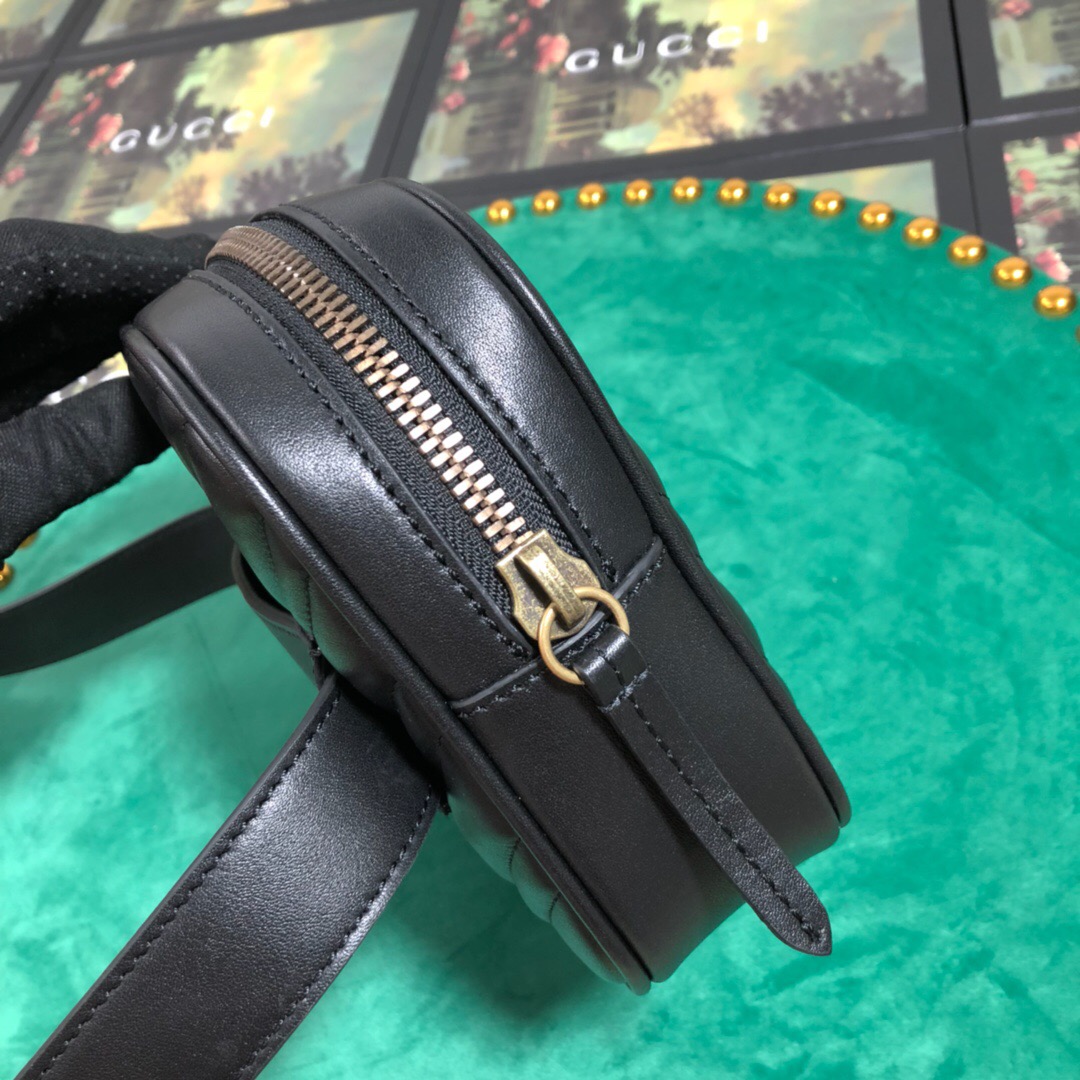 523380 GG Marmont matelassé belt bag, GUCCI Men's Belt Bags