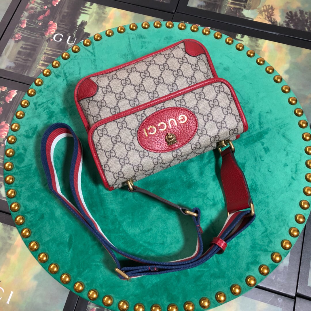 501050 GG Supreme small messenger bag Men's Messengers Bags