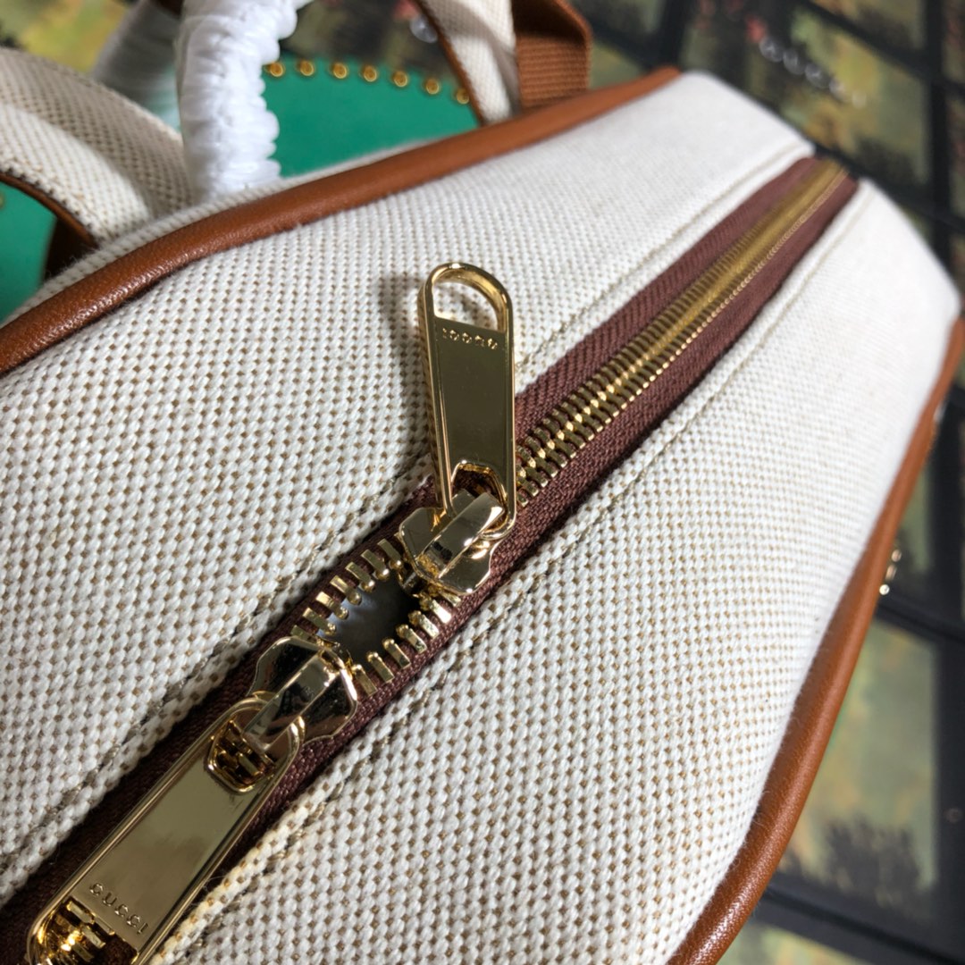 575063 Vintage canvas backpack, Gucci Men's Bags