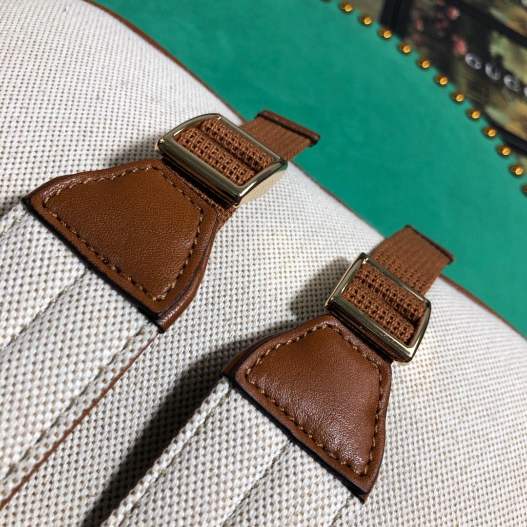 575063 Vintage canvas backpack, Gucci Men's Bags