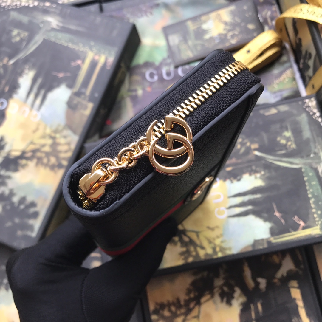 523154, Ophidia zip around wallet, GUCCI Small Accessories