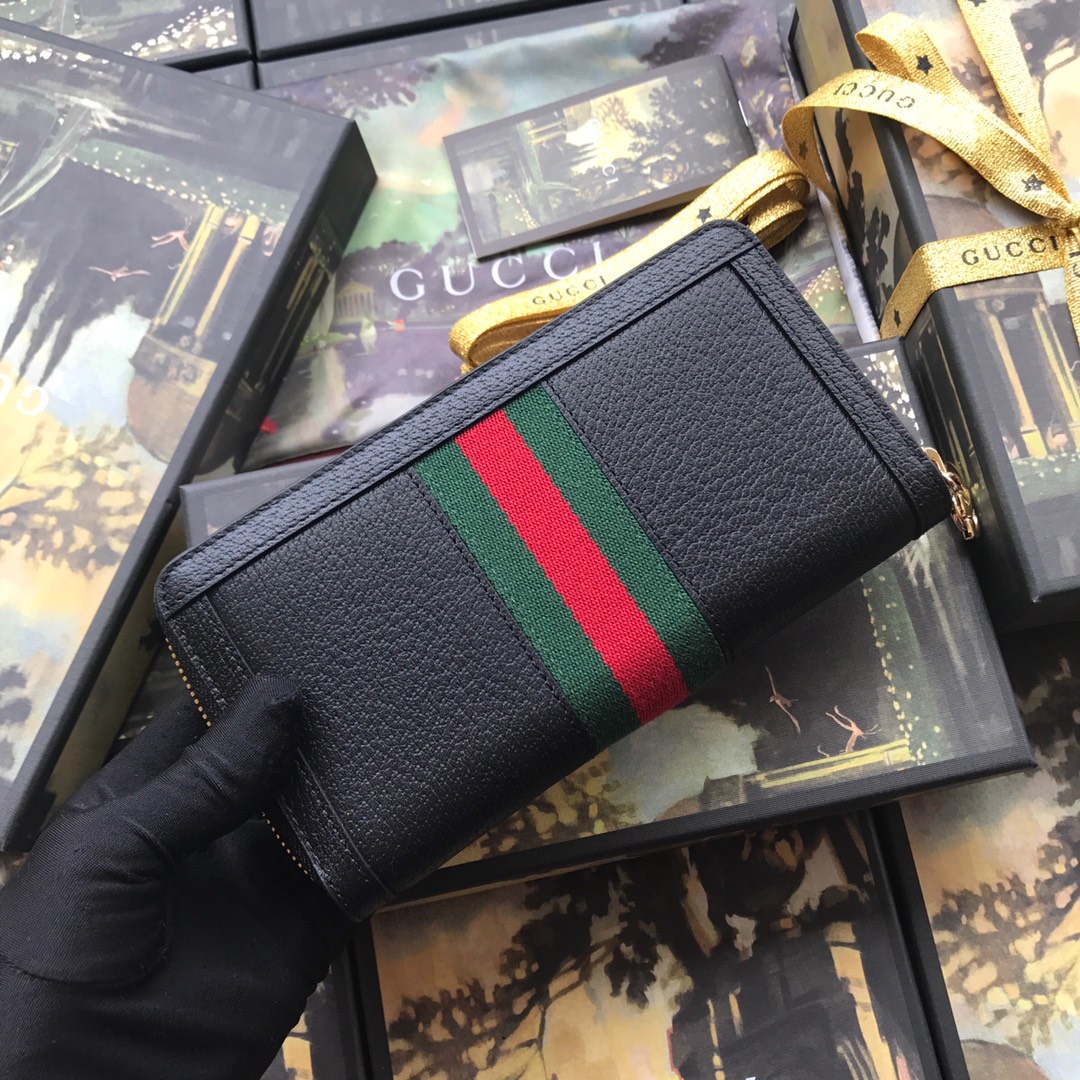 523154, Ophidia zip around wallet, GUCCI Small Accessories