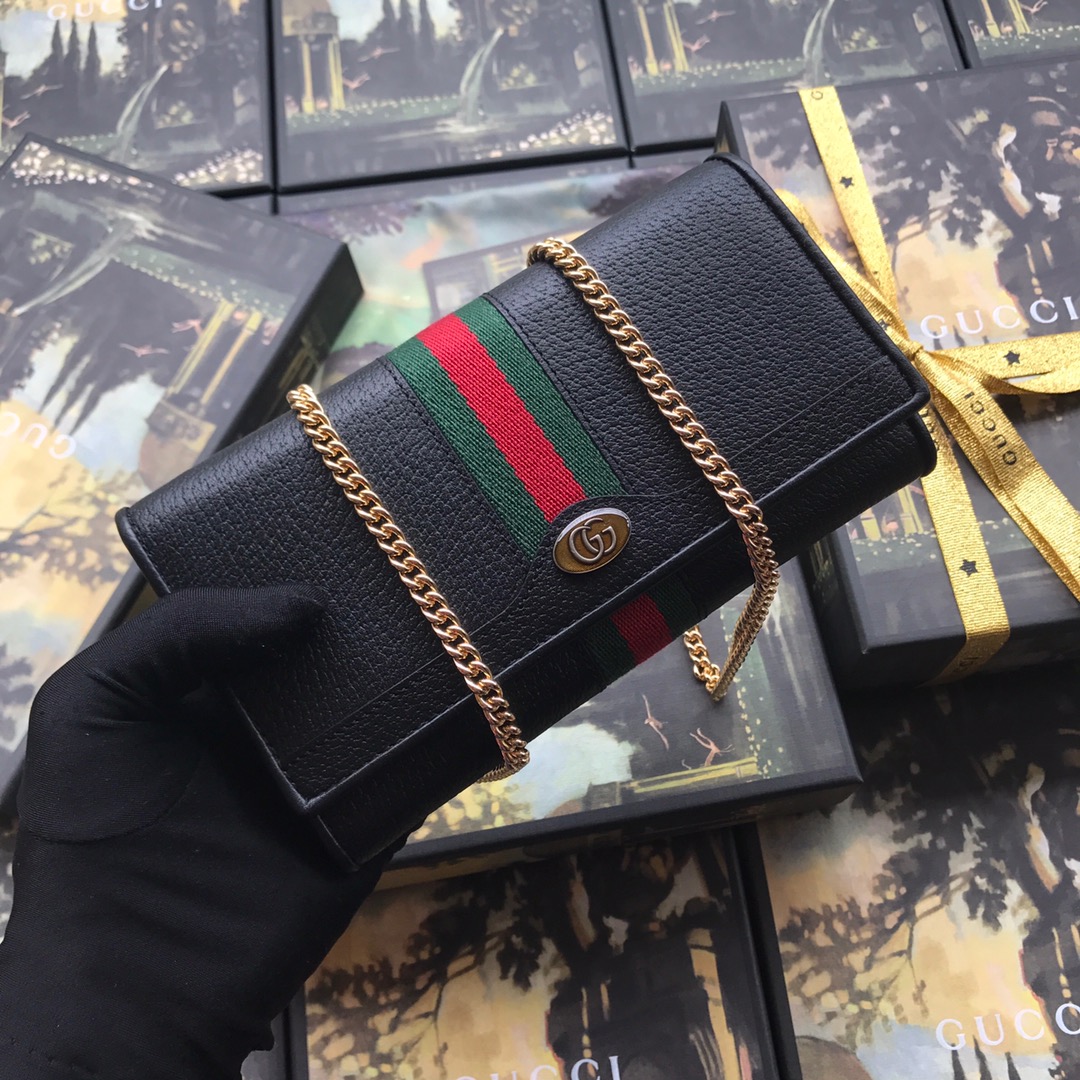 546592 Ophidia GG chain wallet, Gucci Women's Continental