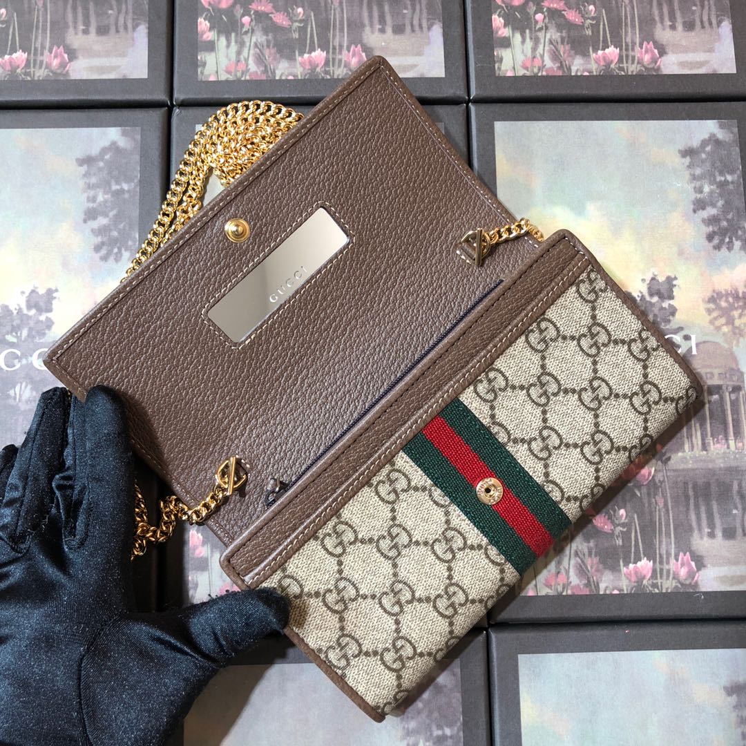 546592 Ophidia GG chain wallet, Gucci Women's Continental