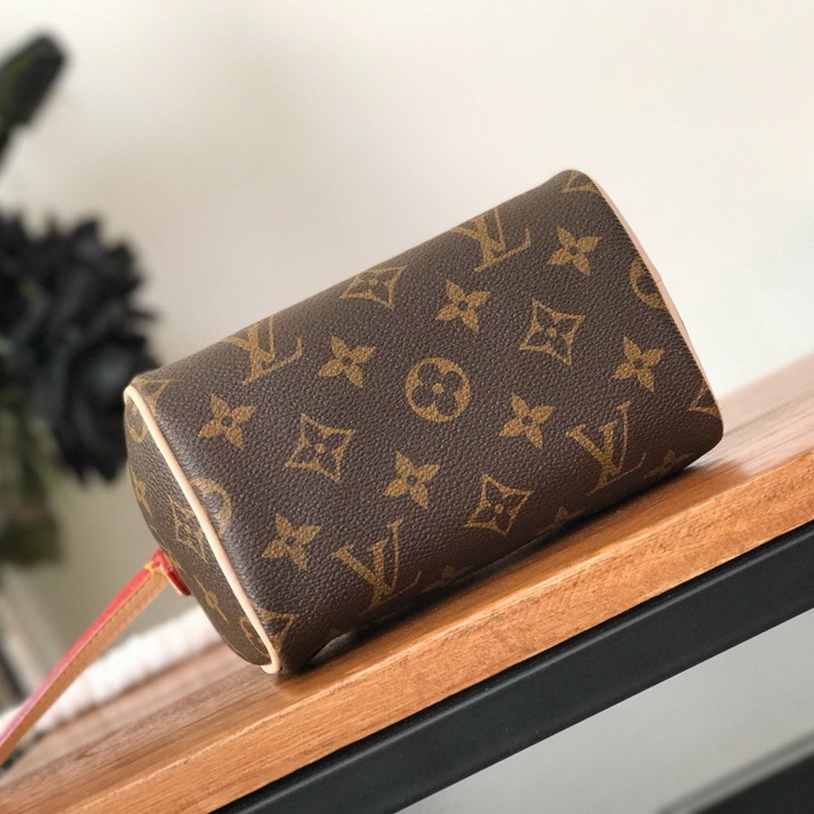 NANO SPEEDY M61252, Louis Vuitton LV Handbag, Original Quality, 6.3 x 4.3 x 3.5 inches 