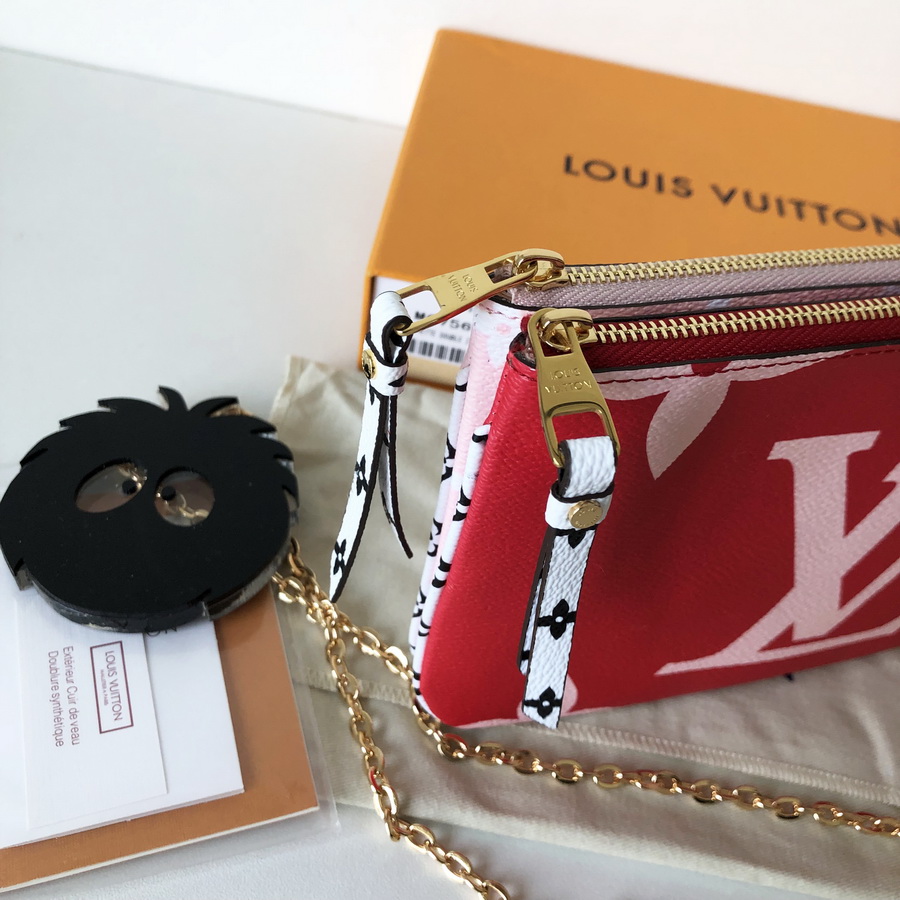 M67561 POCHETTE DOUBLE ZIP, Louis Vuitton LV