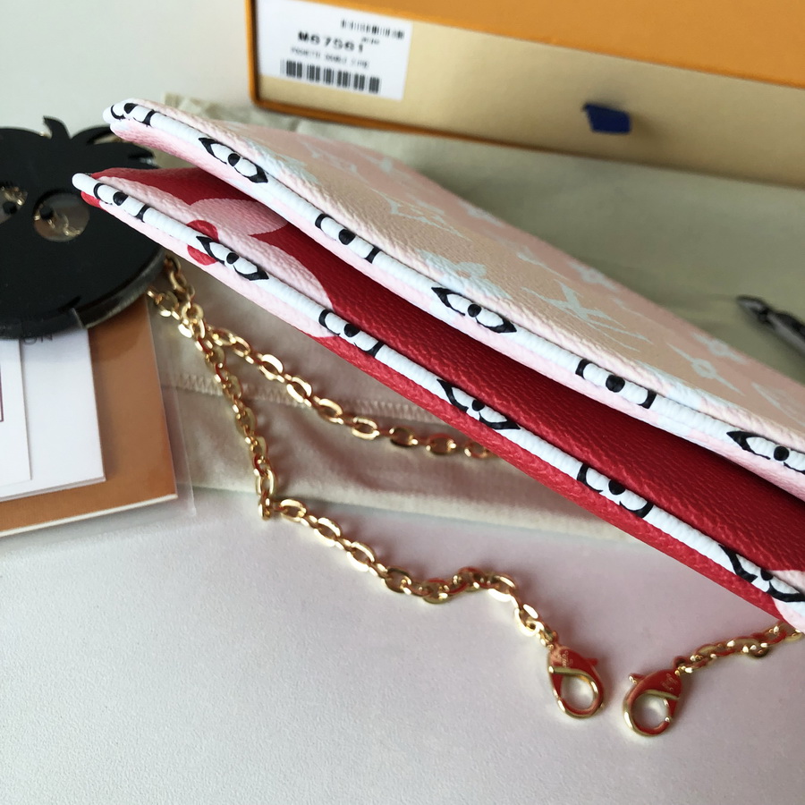 M67561 POCHETTE DOUBLE ZIP, Louis Vuitton LV