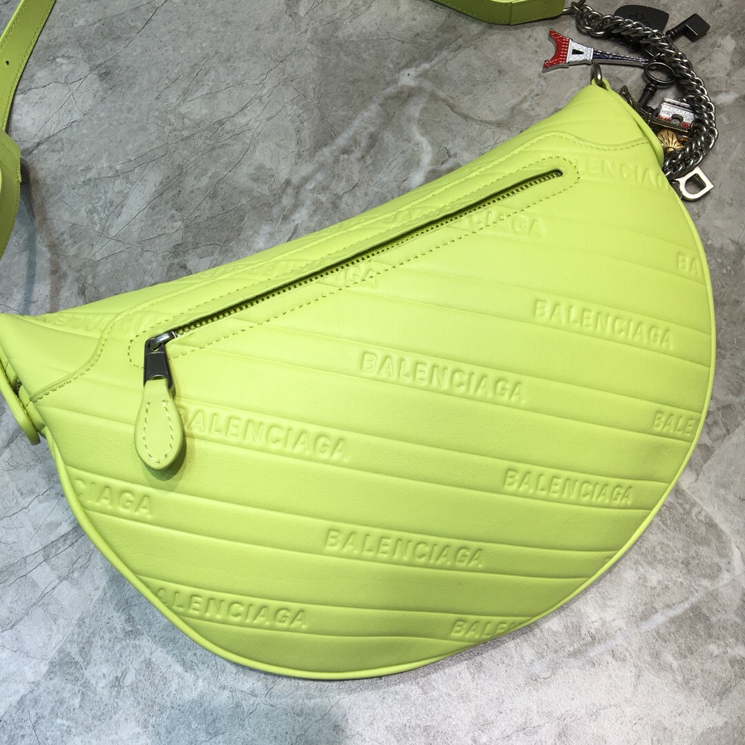 SOUVENIR BAG XS METALLIC EFFECT, Small embroidered logo belt bag