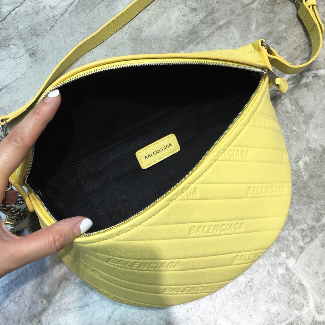SOUVENIR BAG XS METALLIC EFFECT, Small embroidered logo belt bag