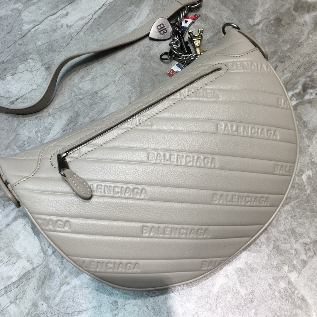 SOUVENIR BAG XS METALLIC EFFECT, Small embroidered logo belt bag