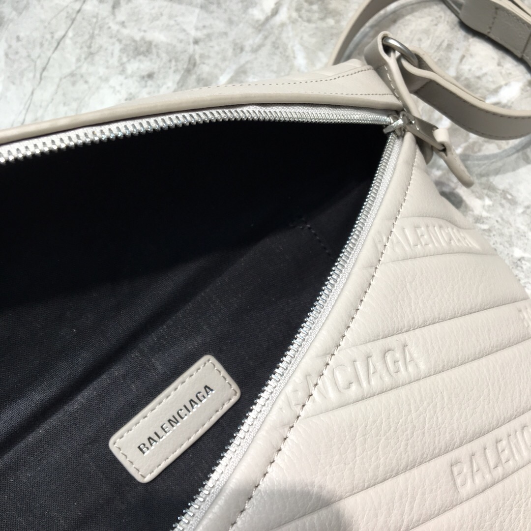 SOUVENIR BAG XS METALLIC EFFECT, Small embroidered logo belt bag
