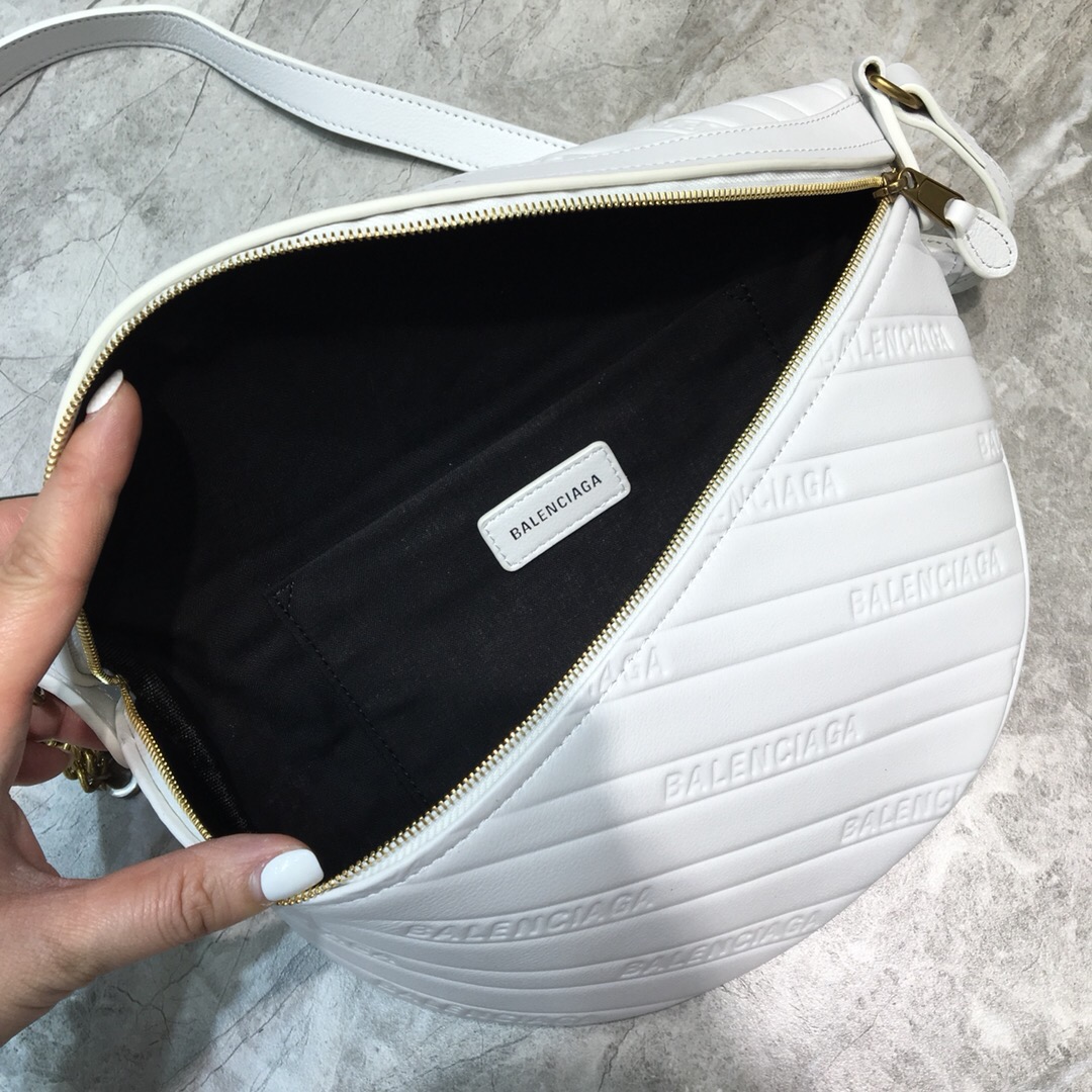 SOUVENIR BAG XS METALLIC EFFECT, Small embroidered logo belt bag