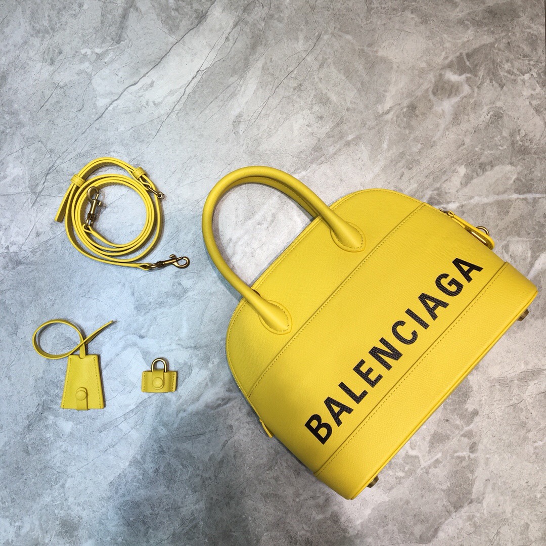 Ville Top Handle S, Balenciaga Handbags Small printed hand drawn Balenciaga logo calfskin bag