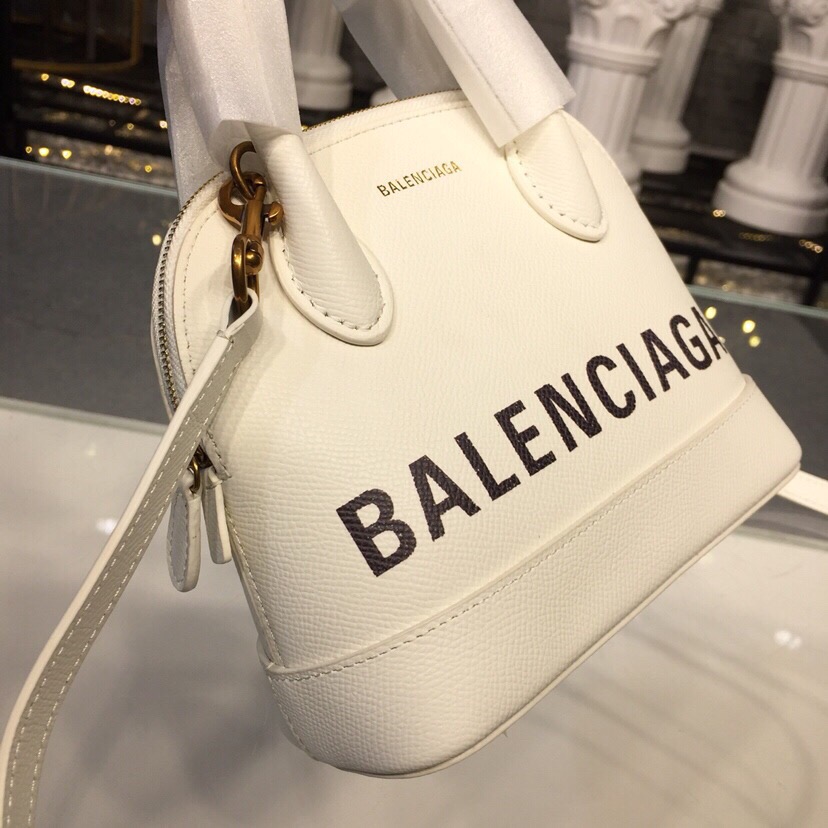VILLE TOP HANDLE XXS, Small graffiti logo calfskin bag, BALENCIAGA HANDBAG