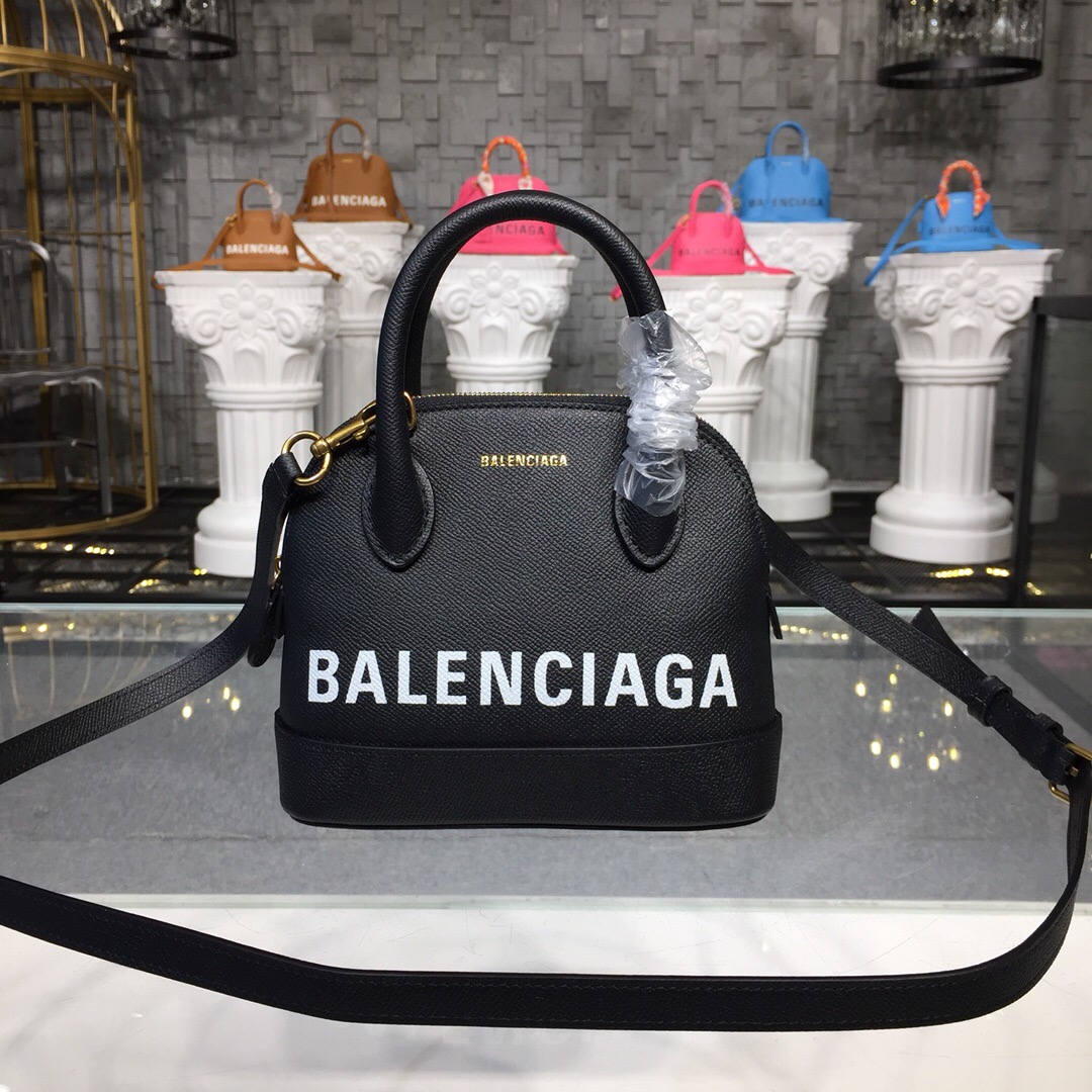 VILLE TOP HANDLE XXS, Small graffiti logo calfskin bag, BALENCIAGA HANDBAG