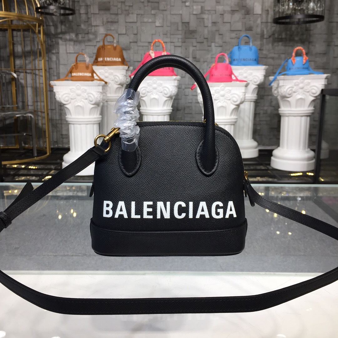 VILLE TOP HANDLE XXS, Small graffiti logo calfskin bag, BALENCIAGA HANDBAG