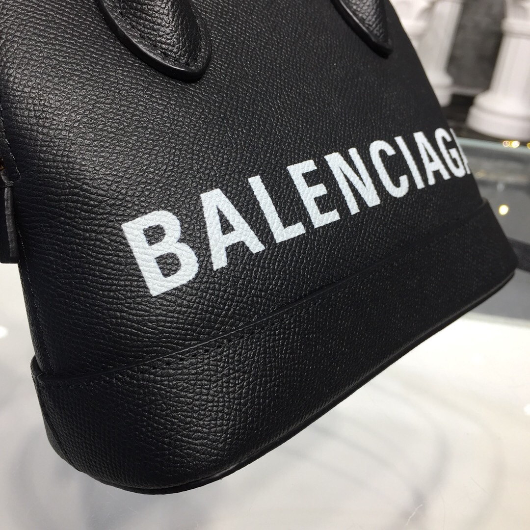 VILLE TOP HANDLE XXS, Small graffiti logo calfskin bag, BALENCIAGA HANDBAG