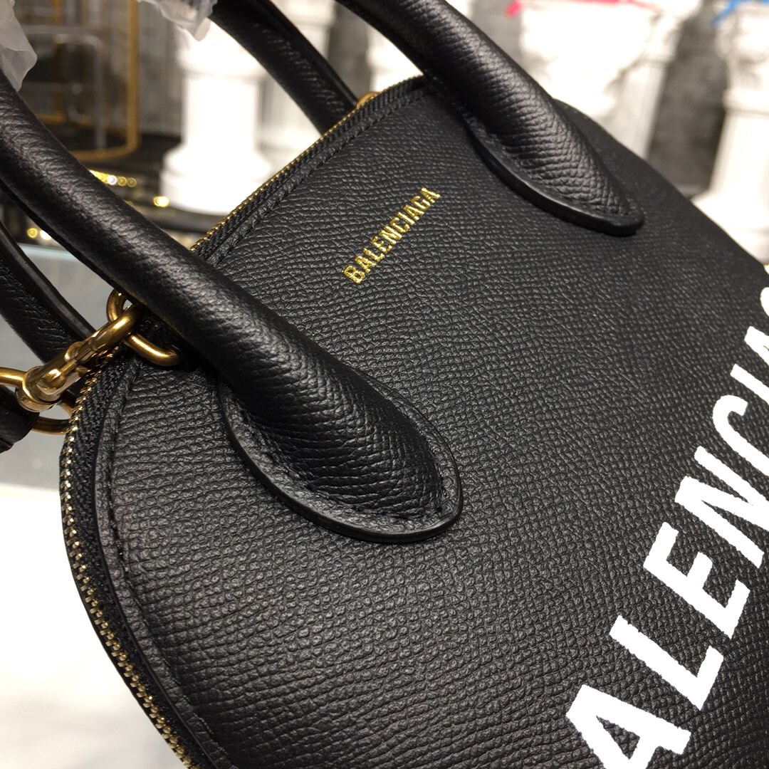 VILLE TOP HANDLE XXS, Small graffiti logo calfskin bag, BALENCIAGA HANDBAG