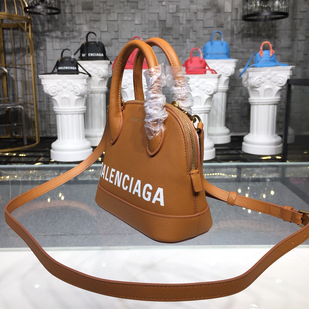 VILLE TOP HANDLE XXS, Small graffiti logo calfskin bag, BALENCIAGA HANDBAG
