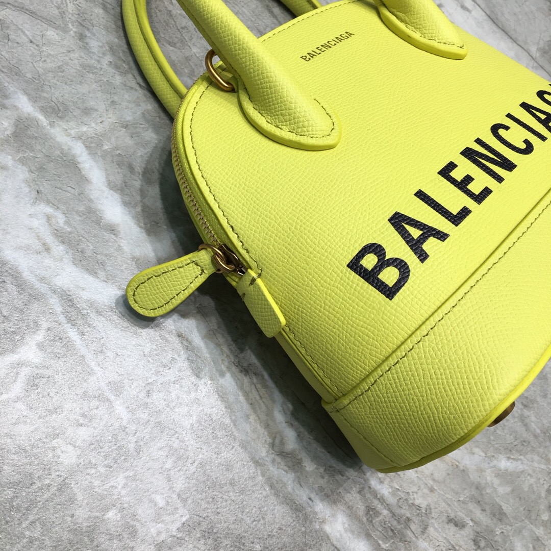 VILLE TOP HANDLE XXS, Small graffiti logo calfskin bag, BALENCIAGA HANDBAG