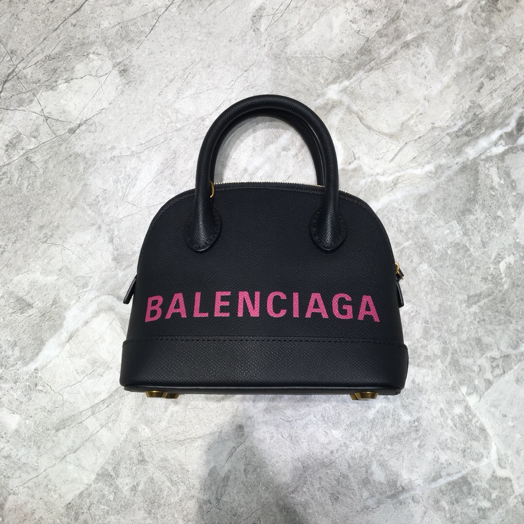 VILLE TOP HANDLE XXS, Small graffiti logo calfskin bag, BALENCIAGA HANDBAG