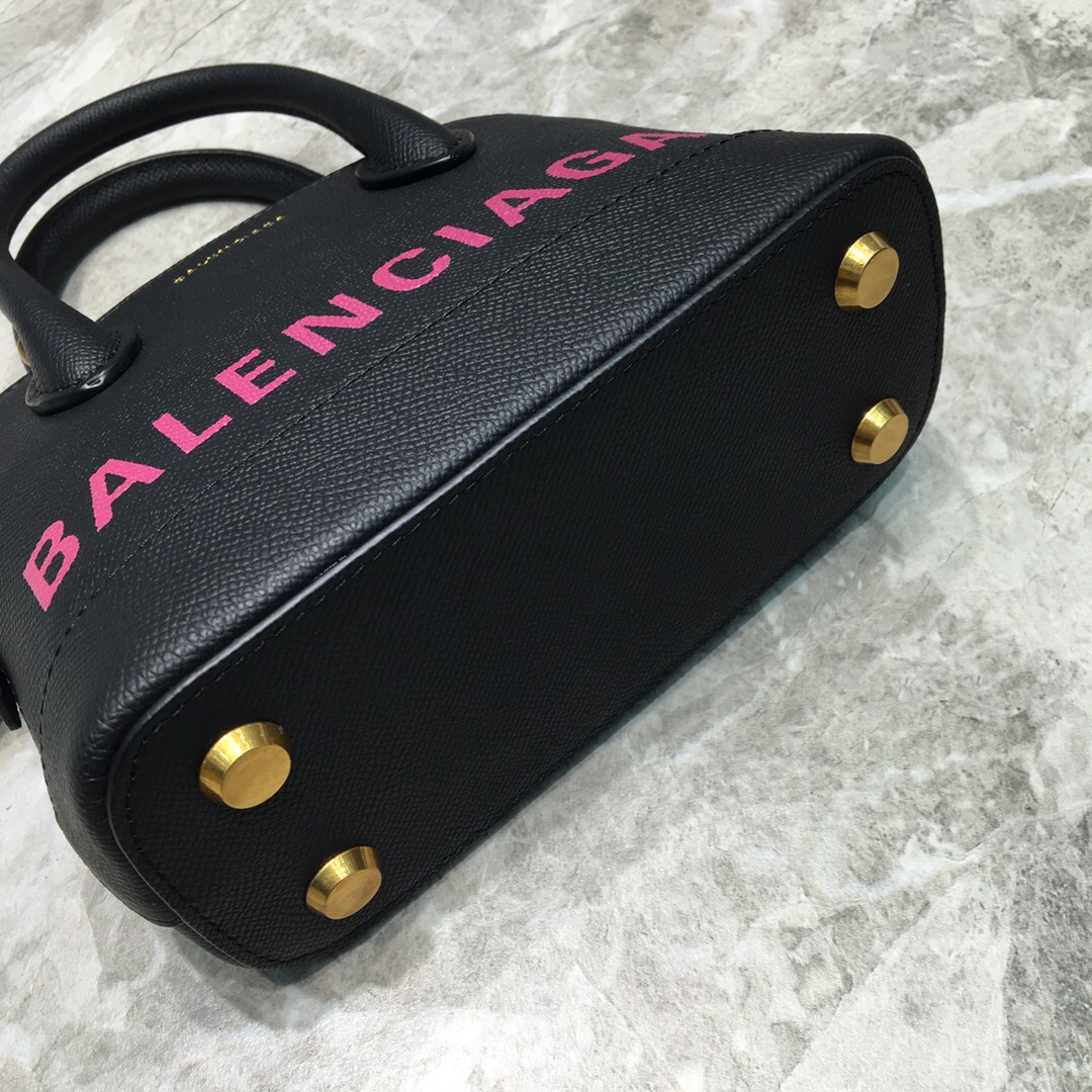 VILLE TOP HANDLE XXS, Small graffiti logo calfskin bag, BALENCIAGA HANDBAG