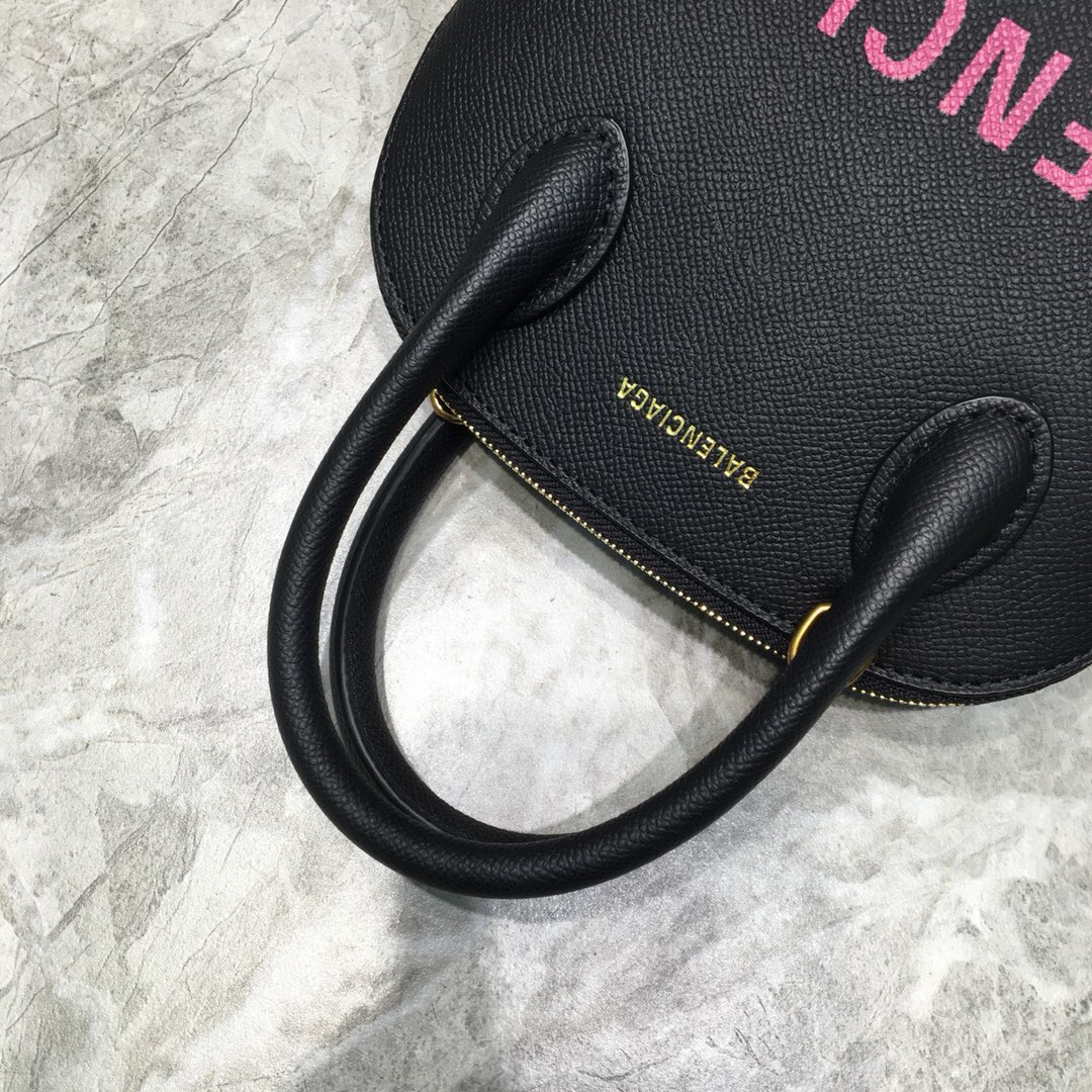 VILLE TOP HANDLE XXS, Small graffiti logo calfskin bag, BALENCIAGA HANDBAG