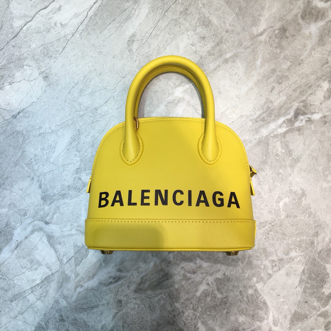 VILLE TOP HANDLE XXS, Small graffiti logo calfskin bag, BALENCIAGA HANDBAG
