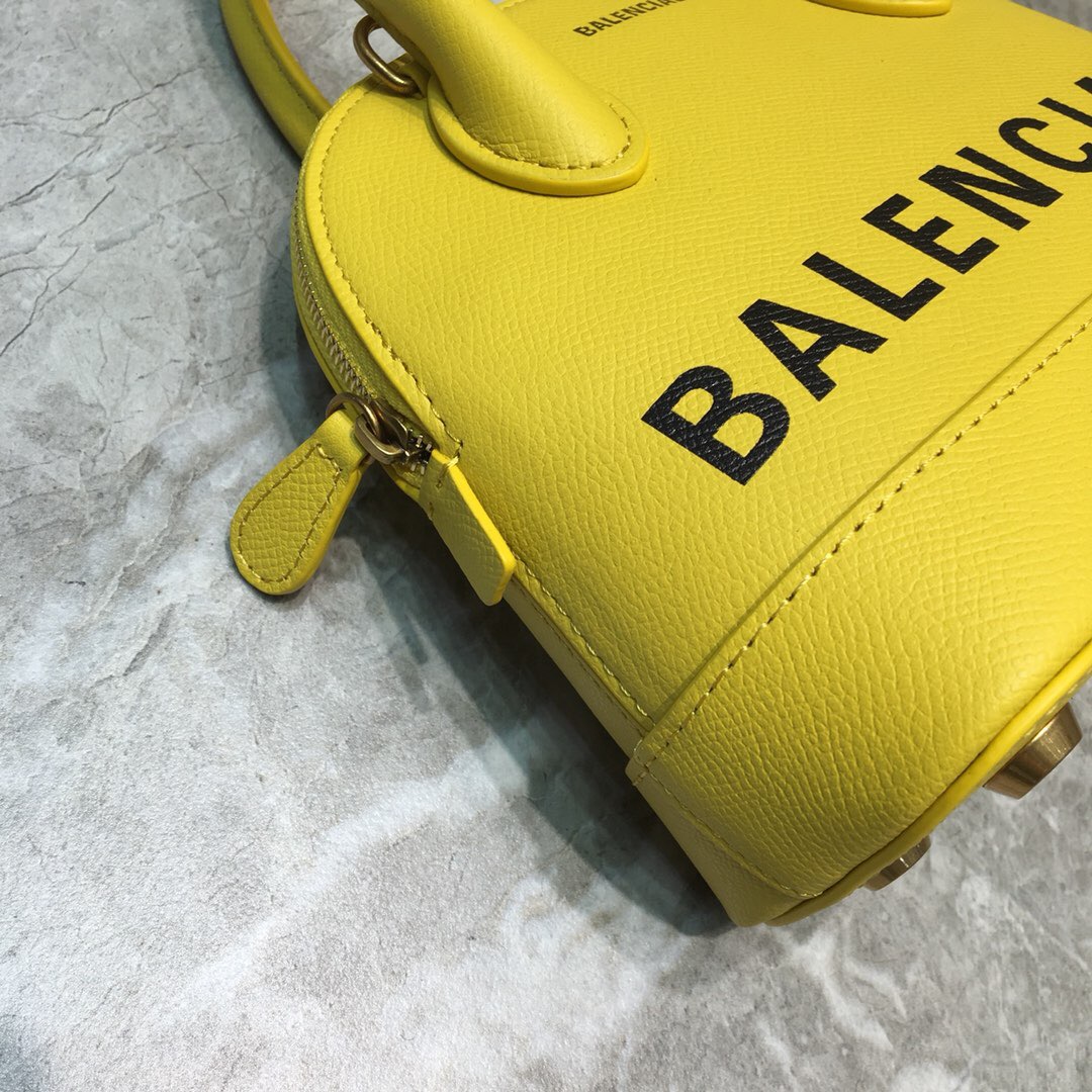 VILLE TOP HANDLE XXS, Small graffiti logo calfskin bag, BALENCIAGA HANDBAG