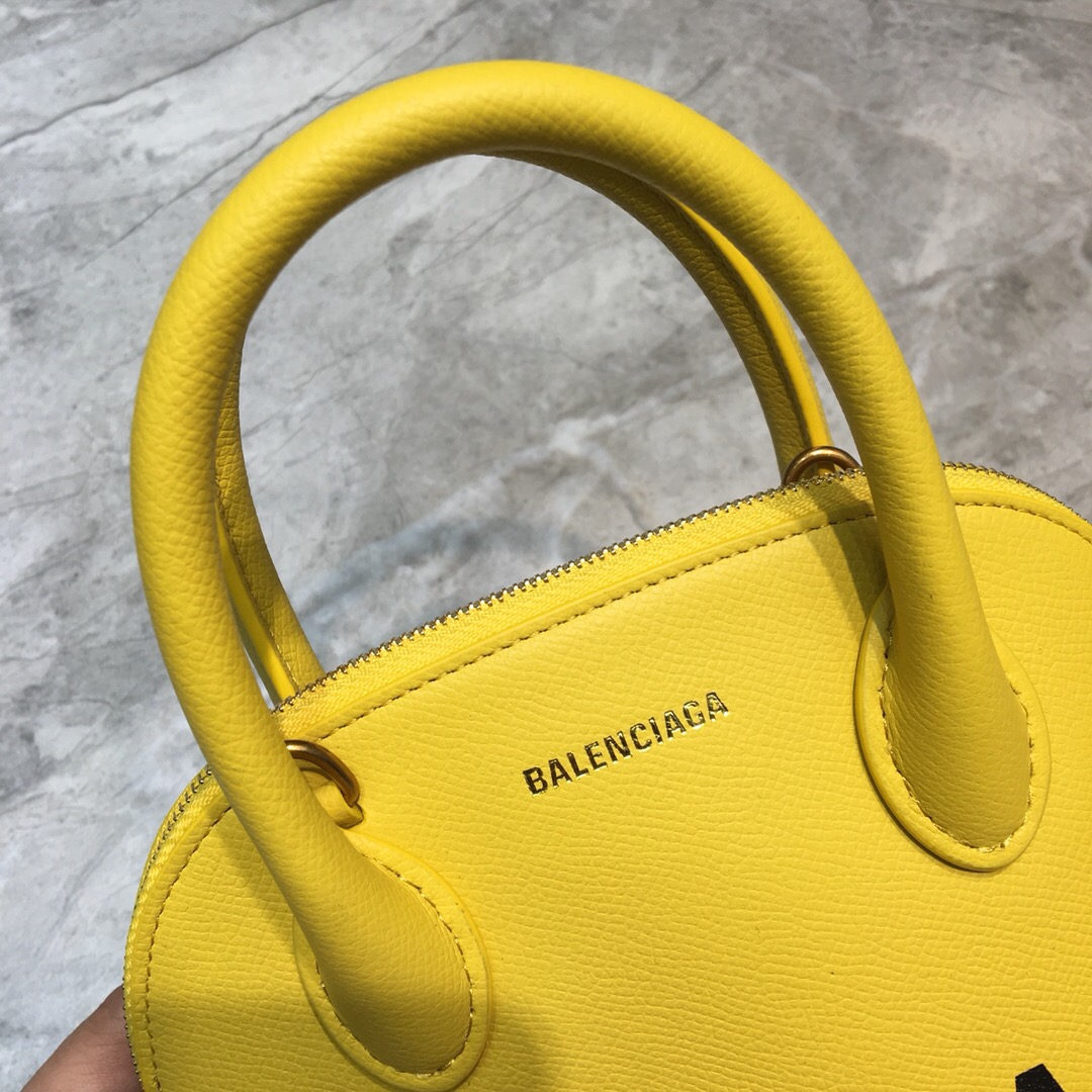VILLE TOP HANDLE XXS, Small graffiti logo calfskin bag, BALENCIAGA HANDBAG