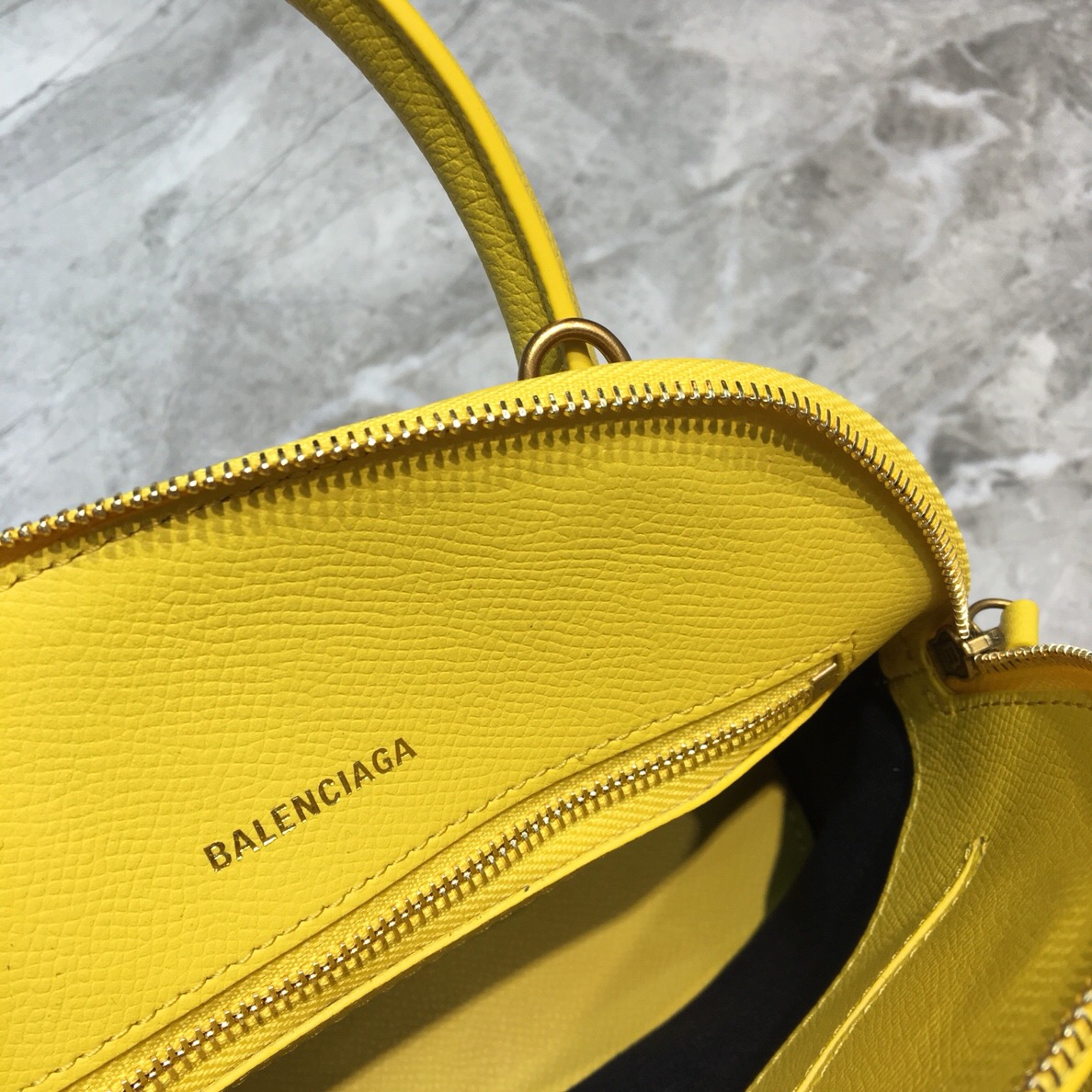 VILLE TOP HANDLE XXS, Small graffiti logo calfskin bag, BALENCIAGA HANDBAG