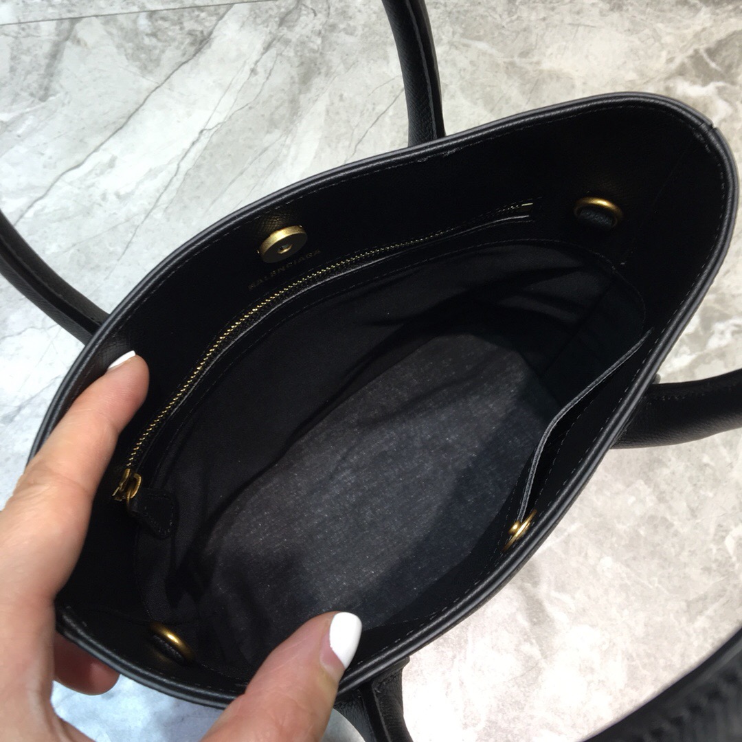 VILLE TOTE XXS, Handle Bag in white small grain leather, BALENCIAGA HANDBAG