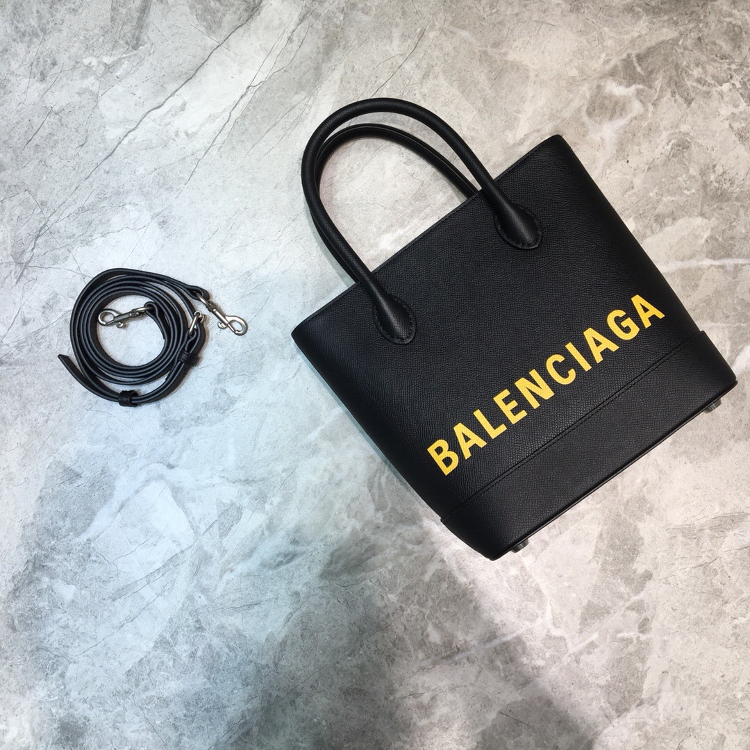VILLE TOTE XXS, Handle Bag in white small grain leather, BALENCIAGA HANDBAG
