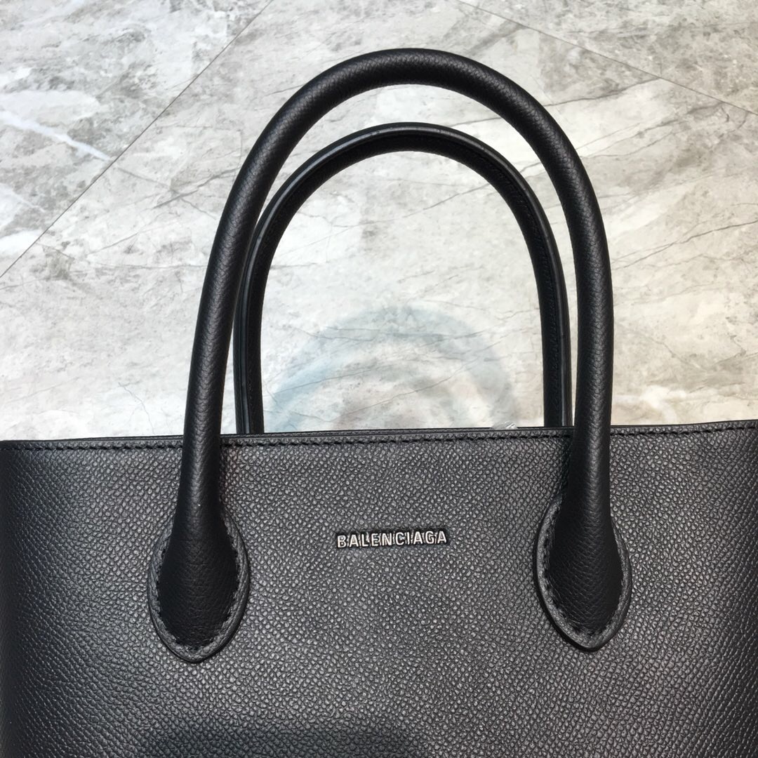 VILLE TOTE XXS, Handle Bag in white small grain leather, BALENCIAGA HANDBAG