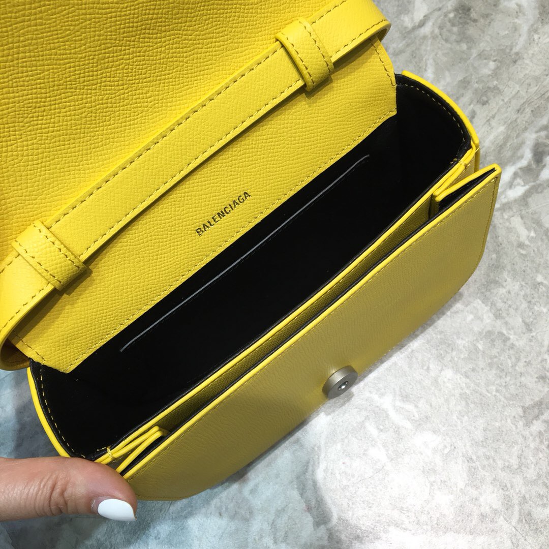 VILLE DAY BAG XS, Small grained calfskin bag with printed hand drawn Balenciaga logo, BALENCIAGA HANDBAG