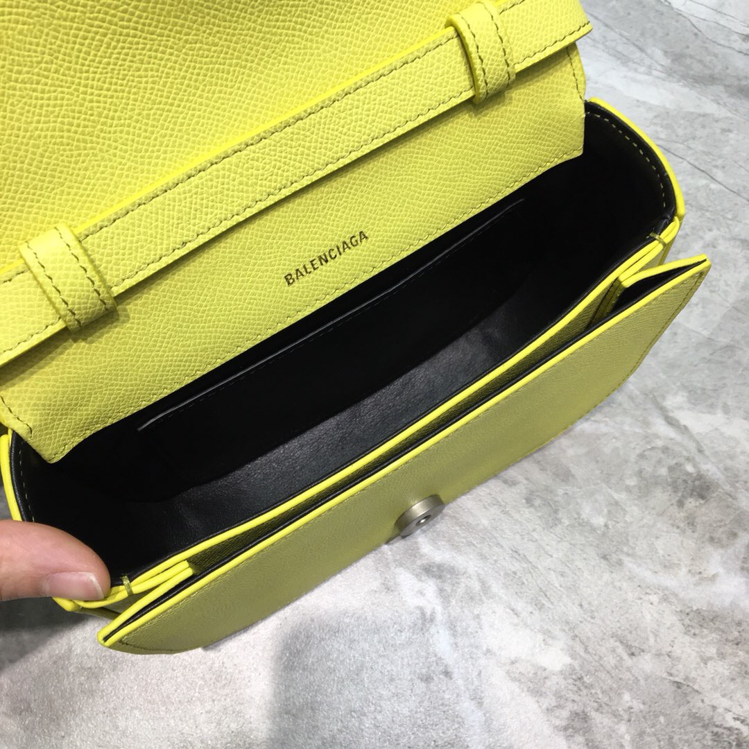 VILLE DAY BAG XS, Small grained calfskin bag with printed hand drawn Balenciaga logo, BALENCIAGA HANDBAG
