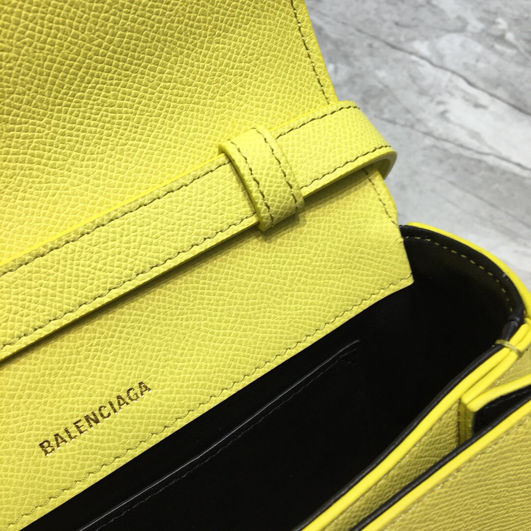VILLE DAY BAG XS, Small grained calfskin bag with printed hand drawn Balenciaga logo, BALENCIAGA HANDBAG