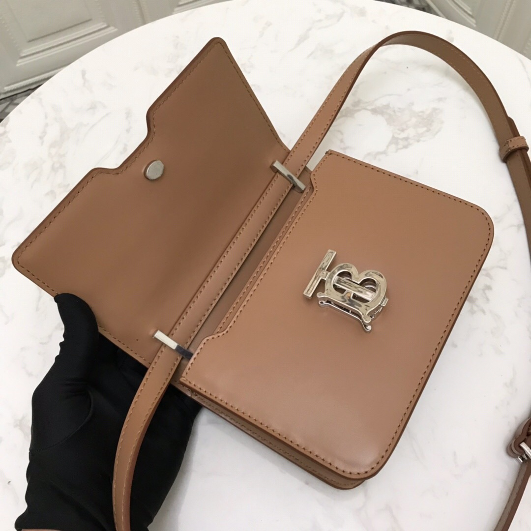 80167981 Mini Leather TB Bag, BURBERRY BAGS
