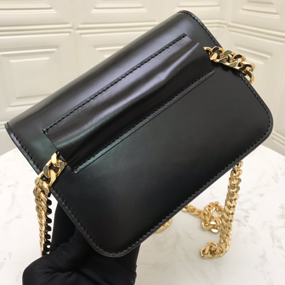 80122001 Belted Leather TB Bag, BURBERRY BAGS