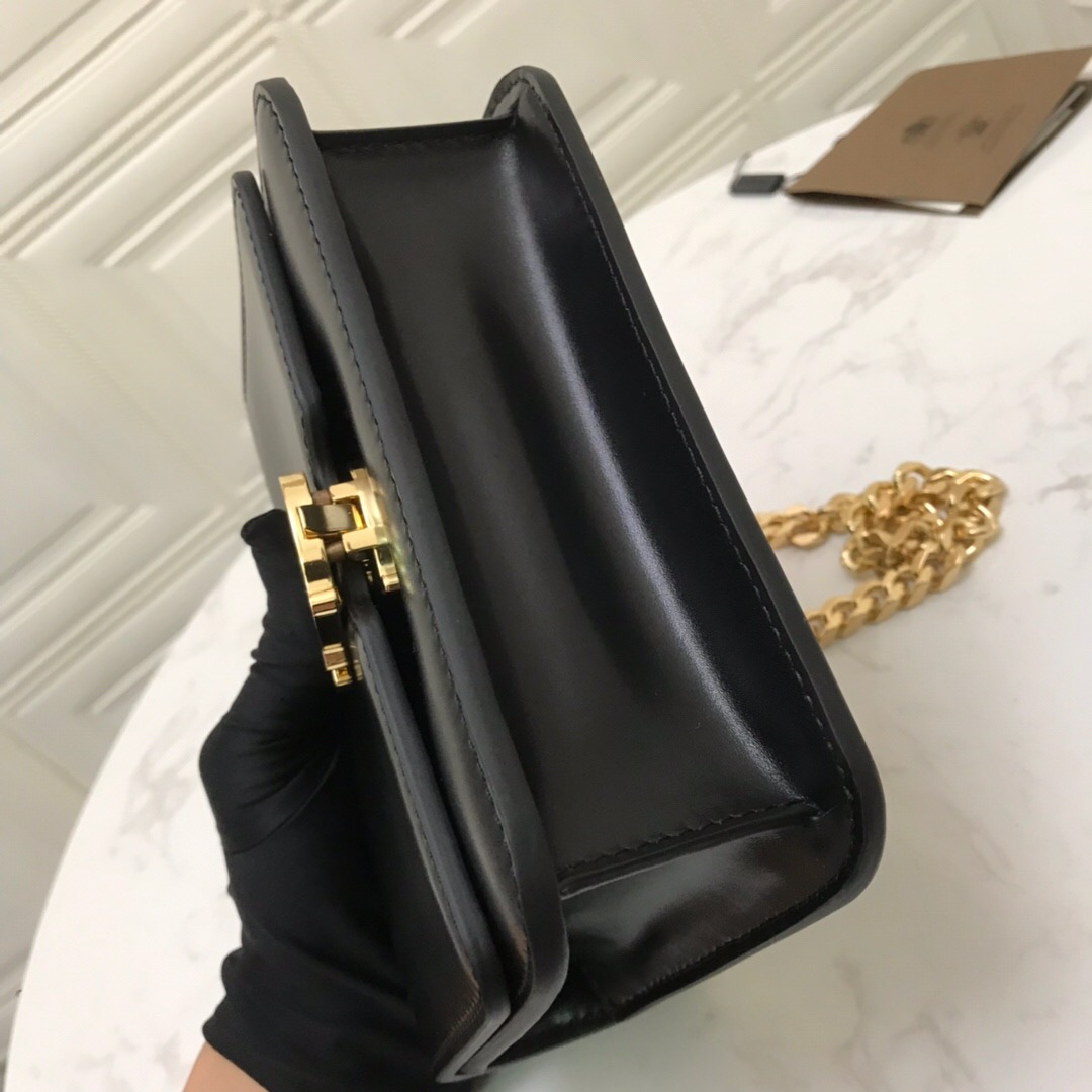 80122001 Belted Leather TB Bag, BURBERRY BAGS