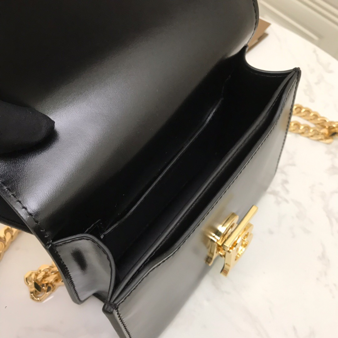 80122001 Belted Leather TB Bag, BURBERRY BAGS