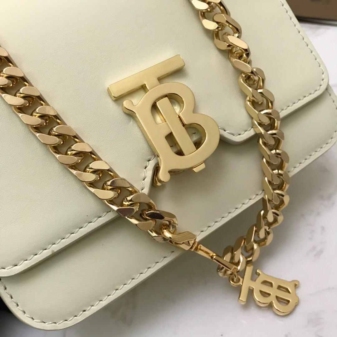80122001 Belted Leather TB Bag, BURBERRY BAGS