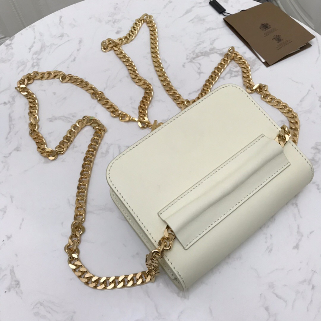 80122001 Belted Leather TB Bag, BURBERRY BAGS